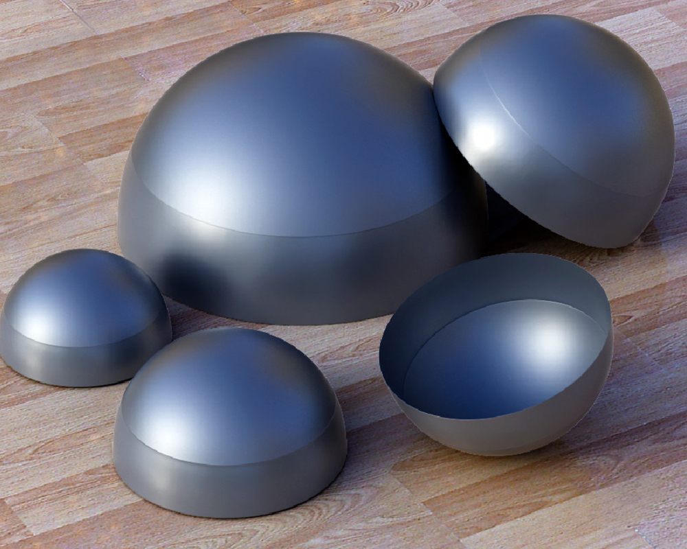 17-50mm Hollow Iron Hemisphere - Home Improvement Ending reseña y precio