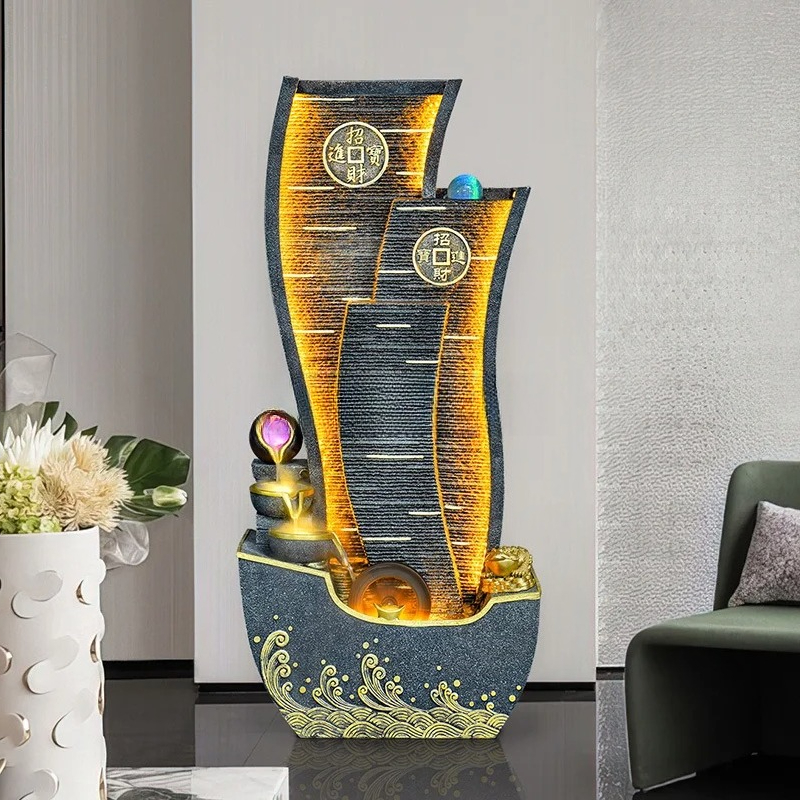 HJ flowing water fountain larg - Home Improvement Ending reseña y precio