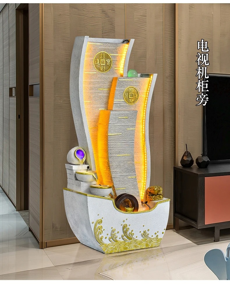 HJ flowing water fountain larg - Home Improvement Ending reseña y precio