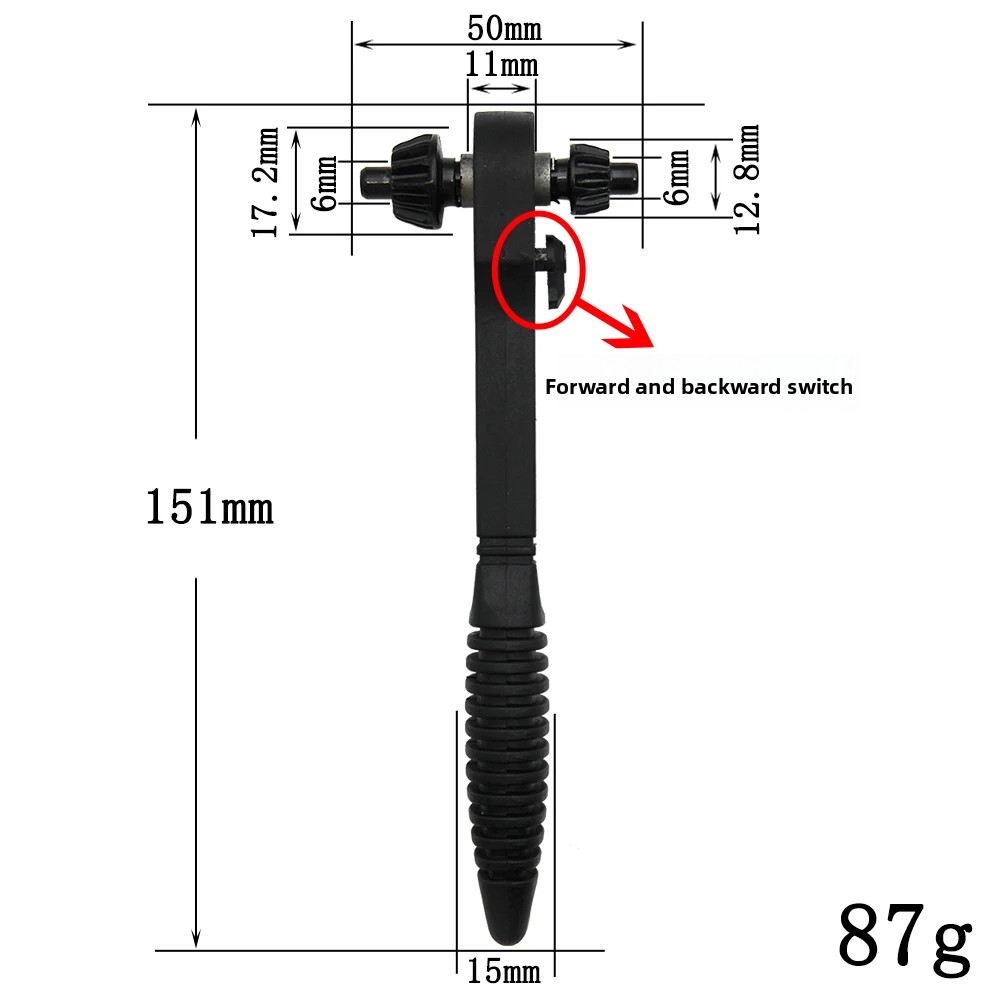 Black Two-in-One Ratchet Drill - Home Improvement Ending reseña y precio