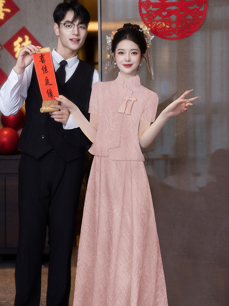 New Chinese Style Pink Set Wed - Home Improvement Ending reseña y precio